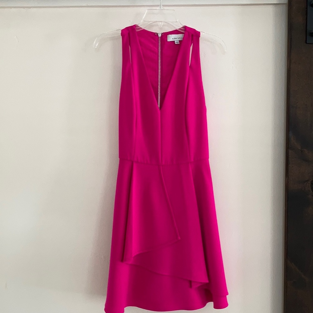 Hot pink cocktail dress from Nordstrom, worn one time & Perfect condition